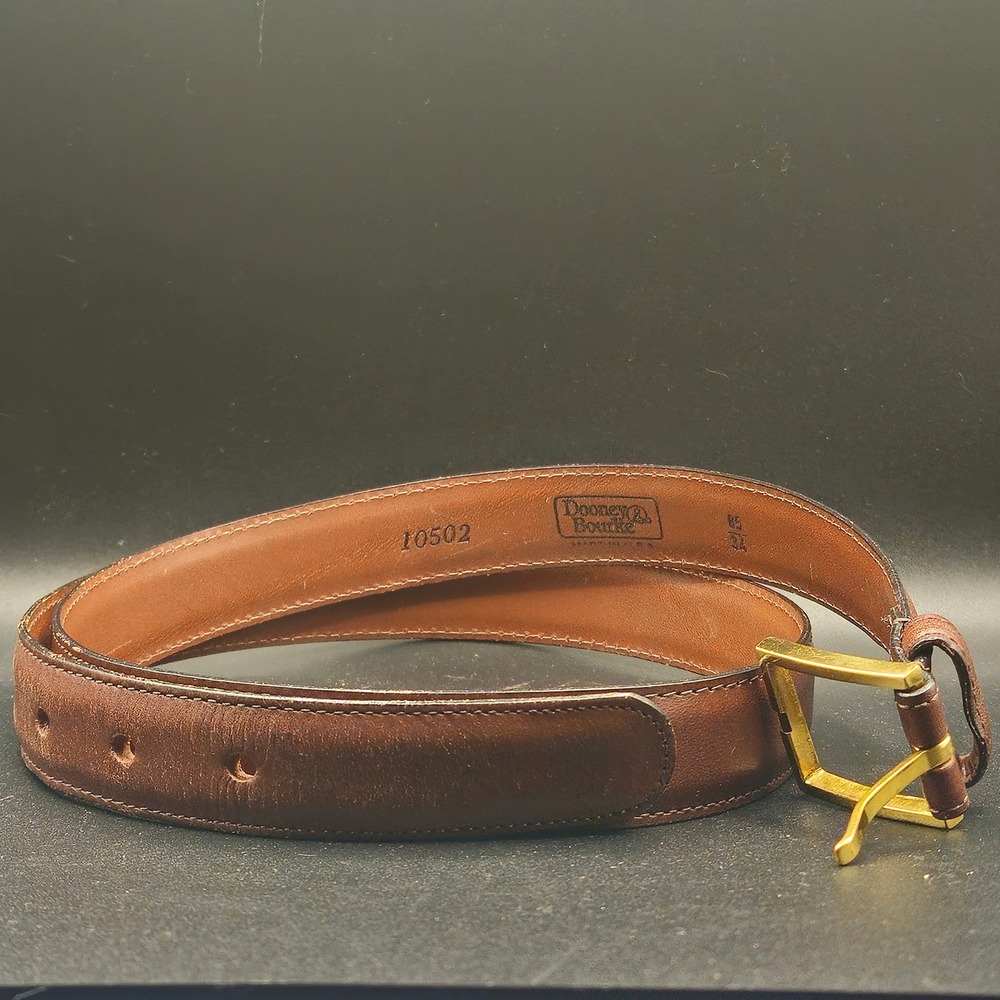 Vintage Dooney & Bourke Leather Belt Size 34 Model 10502 - Picture 2 of 5